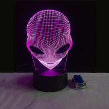 Load image into Gallery viewer, Alien 3D LED Light
