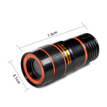 Load image into Gallery viewer, 12X Zoom Cell Phone Telescope Lens
