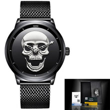 Load image into Gallery viewer, Men's 3D Skull Watch