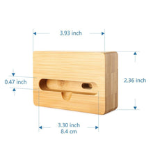 Load image into Gallery viewer, Natural Bamboo Echo Speaker
