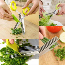 Load image into Gallery viewer, 5-Blade Veggie Scissor
