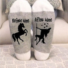 Load image into Gallery viewer, Unicorn Wine Socks
