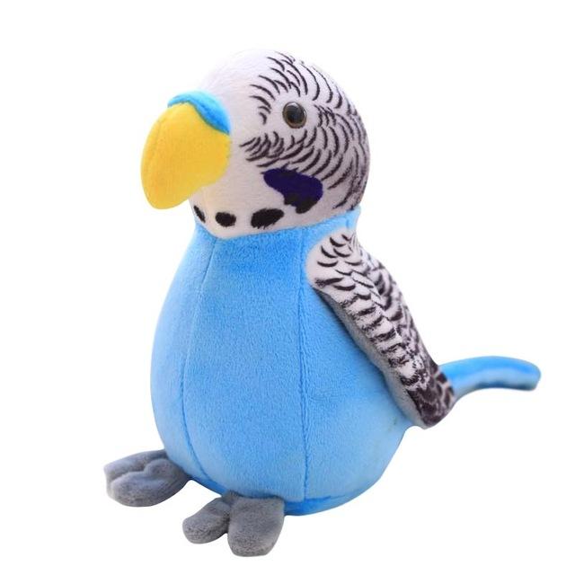 Bright-Colored Plush Parrot Toy